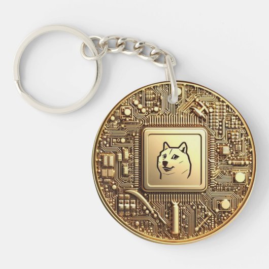 Porte-clés Inspiration BitCap Dogecoin (Devant)