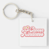 Porte-clés Inspiration Choisissez Kindness Wordart Porte - cl (Devant)