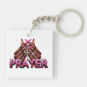 Porte-clés Inspiration chrétienne africaine-américaine de "fo (Dos)