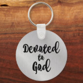 Porte-clés Inspiration chrétienne : Consacrée à la citation d (Recto)