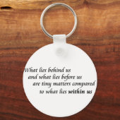 Porte-clés Inspiration citations cadeaux de confiance porte - (Recto)