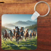 Porte-clés Inspiration motivationnelle (Verso)