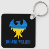 Porte-clés Inspiration Phoenix Rising Ukraine couleurs (Dos)