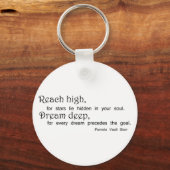 Porte-clés Inspirational quote keychains motivation gifts (Recto)