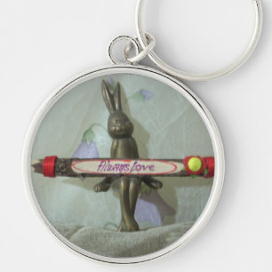 Porte-clés Inspirational Rabbit : Always Love Sign Art Print