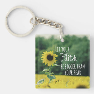 Porte-clés Inspirationnel : Que Votre Foi Soit Plus Grande Qu