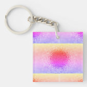 Porte-clés Inspiré du coucher de soleil abstrait (Devant)