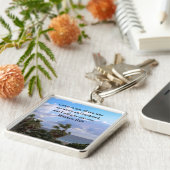 PORTE-CLÉS INSPIRING MATTHEW 11:28 CONCEPTION DE SCRIPTURE (Côté)