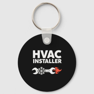 Porte-clés Installateur de CVC Drôle Technicien CVC Papa D