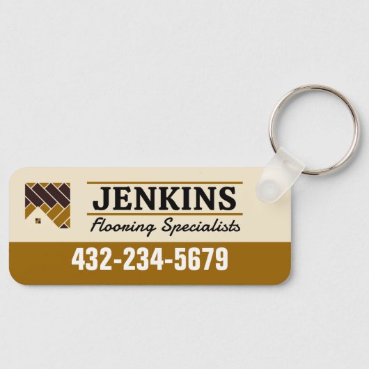 Porte-clés Installation du sol Professionnel (Recto)