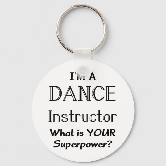 Porte-clés instructeur de danse (Recto)