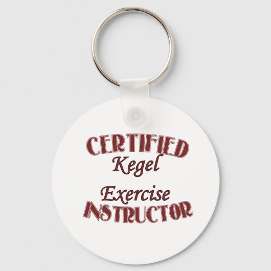 Porte-clés Instructeur de Kegel Excercise (Recto)