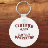 Porte-clés Instructeur de Kegel Excercise (Recto)