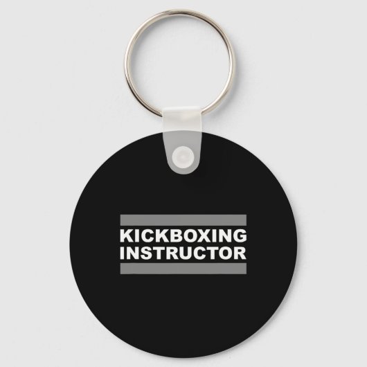 Porte-clés Instructeur de kickboxing (Recto)