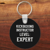 Porte-clés Instructeur de kickboxing Entraînement de kick box (Recto)