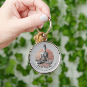 Porte-clés Instructeur de méditation Yoga Reiki Master Lotus  (Main)