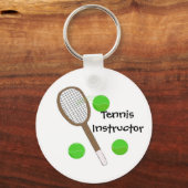 Porte-clés Instructeur de tennis (Recto)