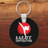 Porte-clés Instructeur Karate Enseignant Karate Instructeur K (Recto)