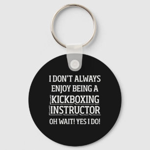 Porte-clés Instructrice de kickboxing Entraînement de kick bo