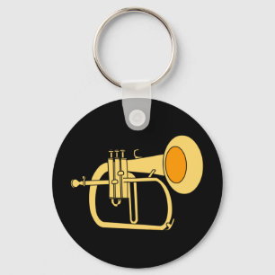 Porte-clés Instrument de musique Flugelhorn