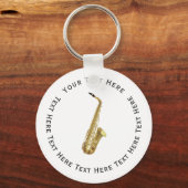Porte-clés Instrument saxophone (Recto)