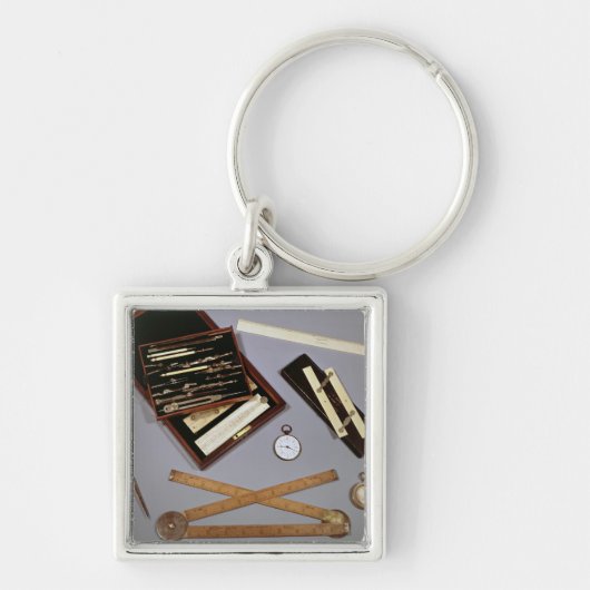 Porte-clés Instruments de dessin employés par Isambard (Devant)