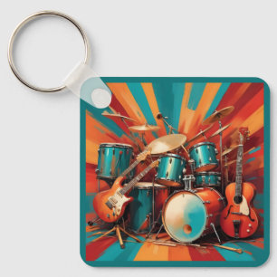 Porte-clés Instruments de musique
