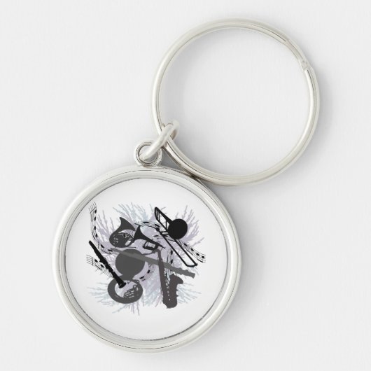 Porte-clés Instruments de musique (Devant)