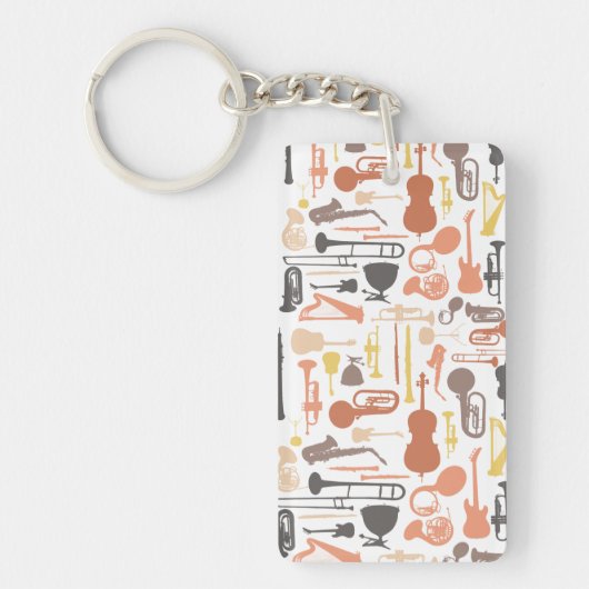 Porte-clés Instruments de musique (Devant)