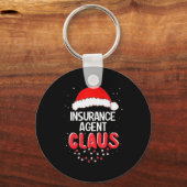 Porte-clés Insurance Agent Santa Claus Christmas Matching Cos (Recto)