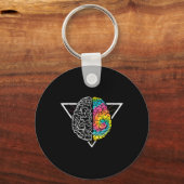 Porte-clés Intégrer la Neurodiversité ADHD LD Sensibilisation (Verso)