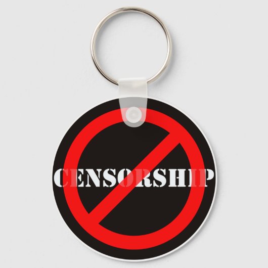 Porte-clés Interdire la censure (Recto)