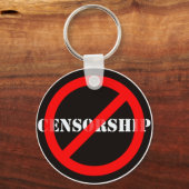 Porte-clés Interdire la censure (Recto)