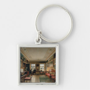 Porte-clés Intérieur d'un manoir, 1830s