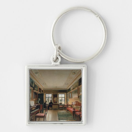 Porte-clés Intérieur d'un manoir, 1830s (Devant)