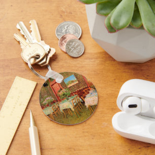 Porte-clés Intérieur d'un restaurant par Vincent van Gogh