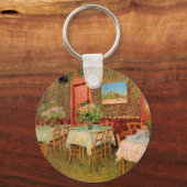 Porte-clés Intérieur d'un restaurant par Vincent van Gogh (Recto)