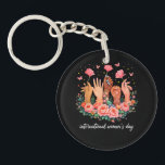 Porte-clés International Women's Day 8 March 2026<br><div class="desc">International Women's Day 8 March 2026</div>