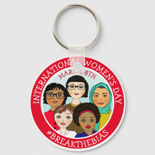 Porte-clés International Women's Day March 8th    