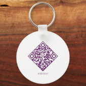 Porte-clés International Women's Inspire Inclusion QR Code (Verso)