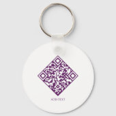 Porte-clés International Women's Inspire Inclusion QR Code (Verso)