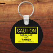 Porte-clés Internet des objets IoT Avertissement Signal d'ave (Recto)