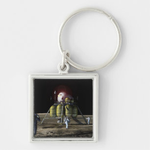 Porte-clés Interprétation d'artiste d'un nouveau vaisseau