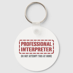 Porte-clés Interprète professionnel