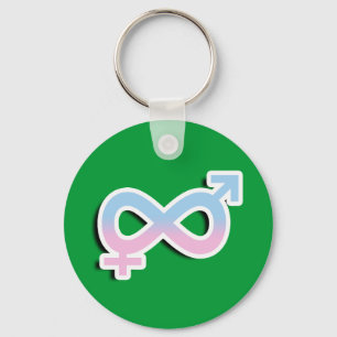 PORTE-CLÉS INTERSEX INFINITE SYMBOLE 3D