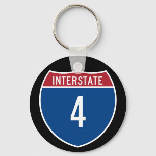 Porte-clés Interstate 4
