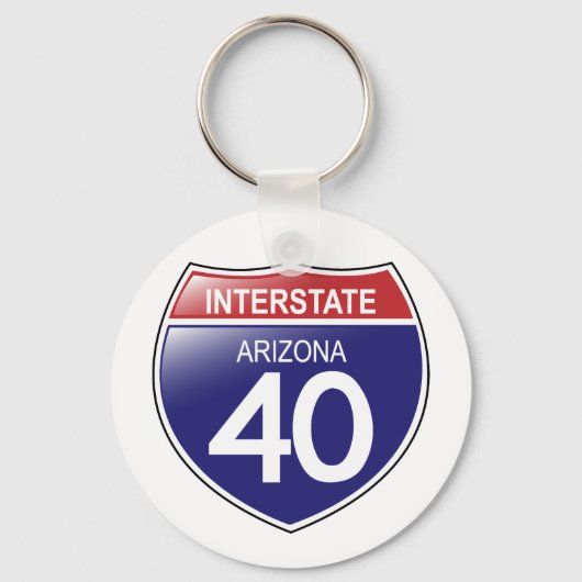 Porte-clés Interstate 40 en Arizona Porte - clé (Recto)