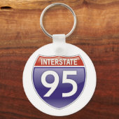 Porte-clés Interstate 95 | Meilleurs cadeaux (Recto)