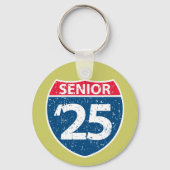 Porte-clés Interstate Senior 25 Porte - clé (Verso)