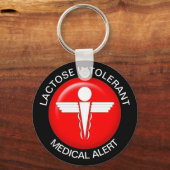 Porte-clés Intolérant au lactose (Recto)
